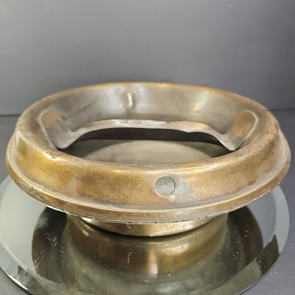 Very Rare Antique Brass Milk Container Jug Lid Amazing Piece 9 Inch Container - Picture 4 of 12